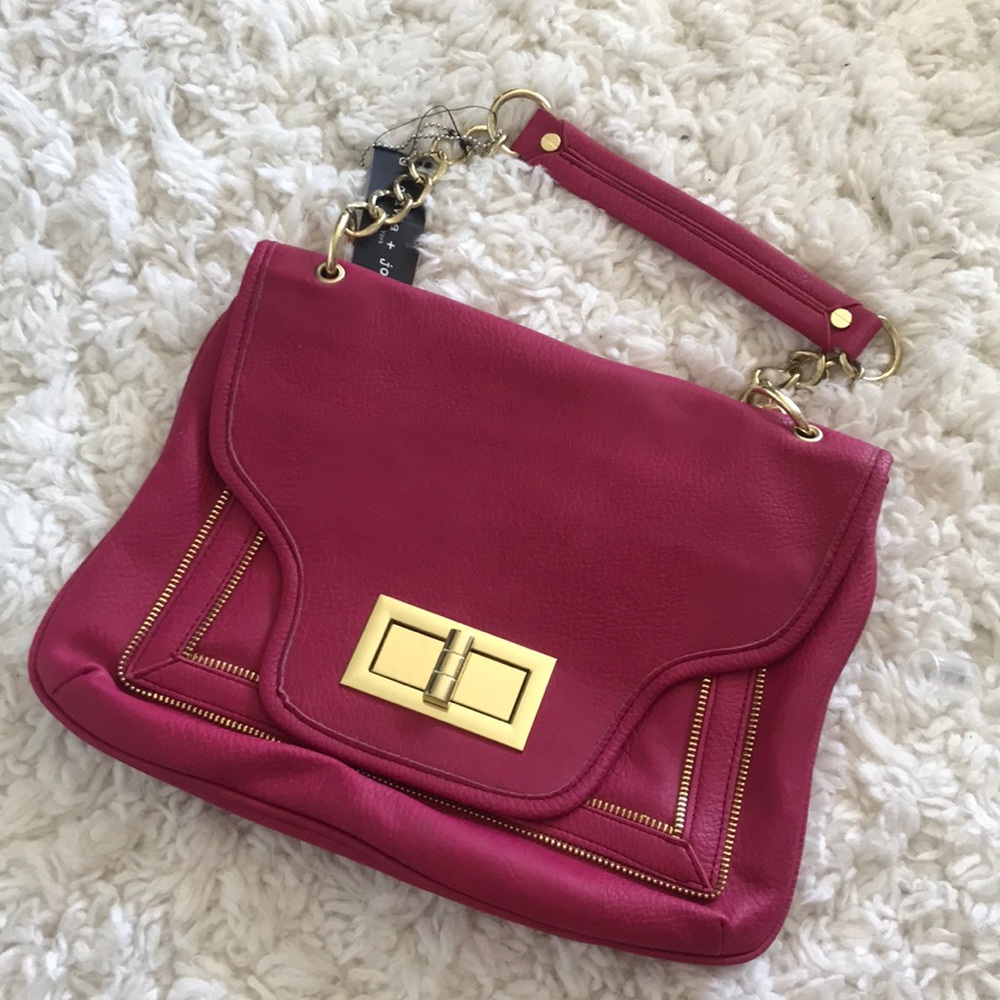 Fuchsia Olivia and Joy Shoulder Bag